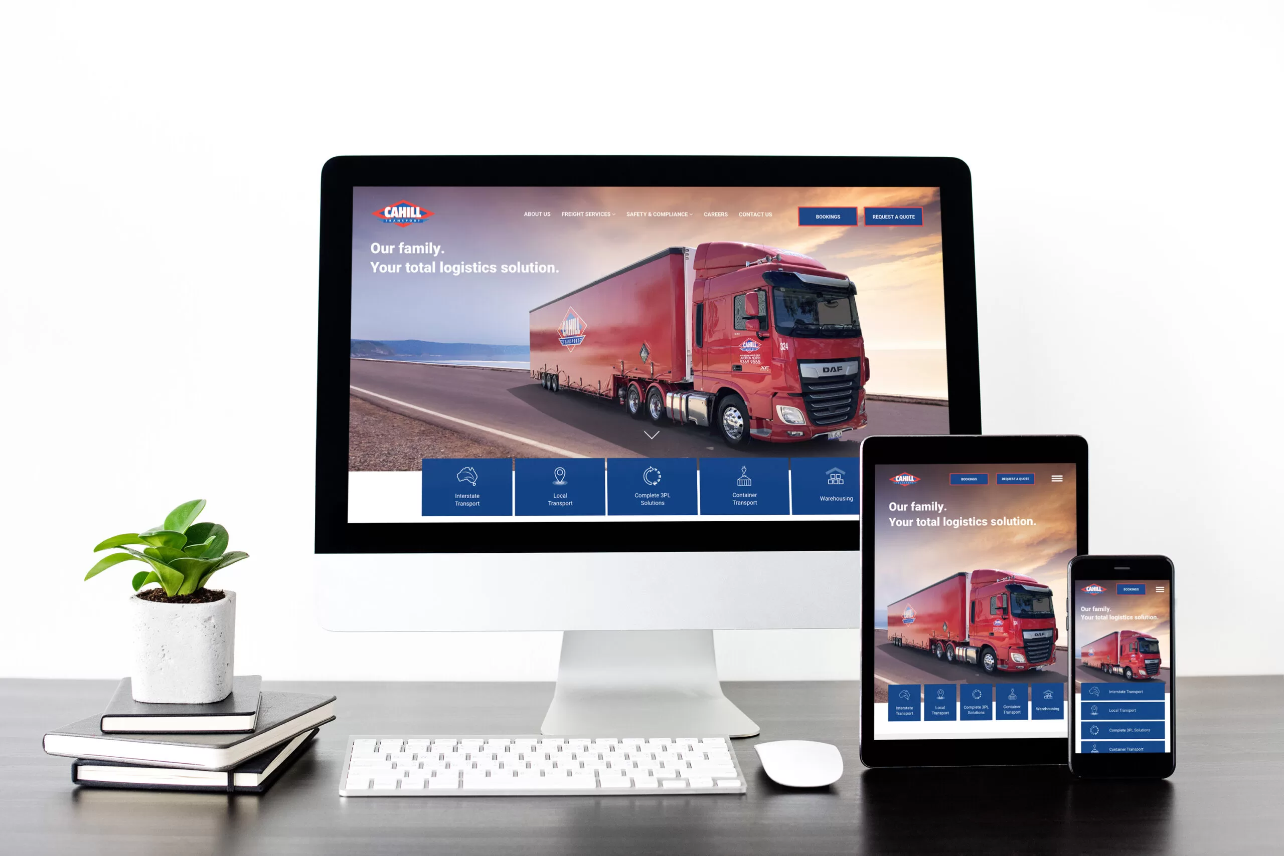 Cahill Transport website
